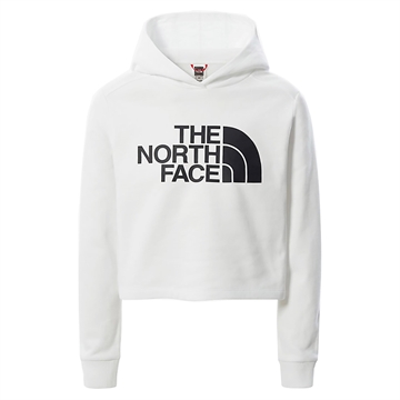 The North Face Sweat Hoodie Girls Drew Cropped White